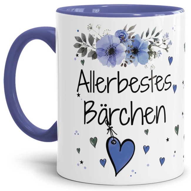 Tasse Mit Spruch - Allerbestes Bärchen Männlich - Innen & Henkel Camb