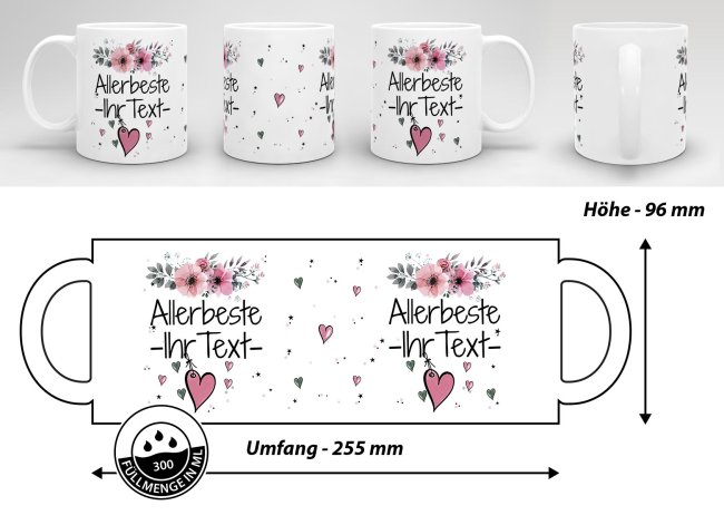 Tasse mit Spruch - mit dem eigenen Kosenamen