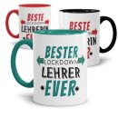 Tassen f&uuml;r Lehrer - Beste Lockdown-Lehrerin / Bester...
